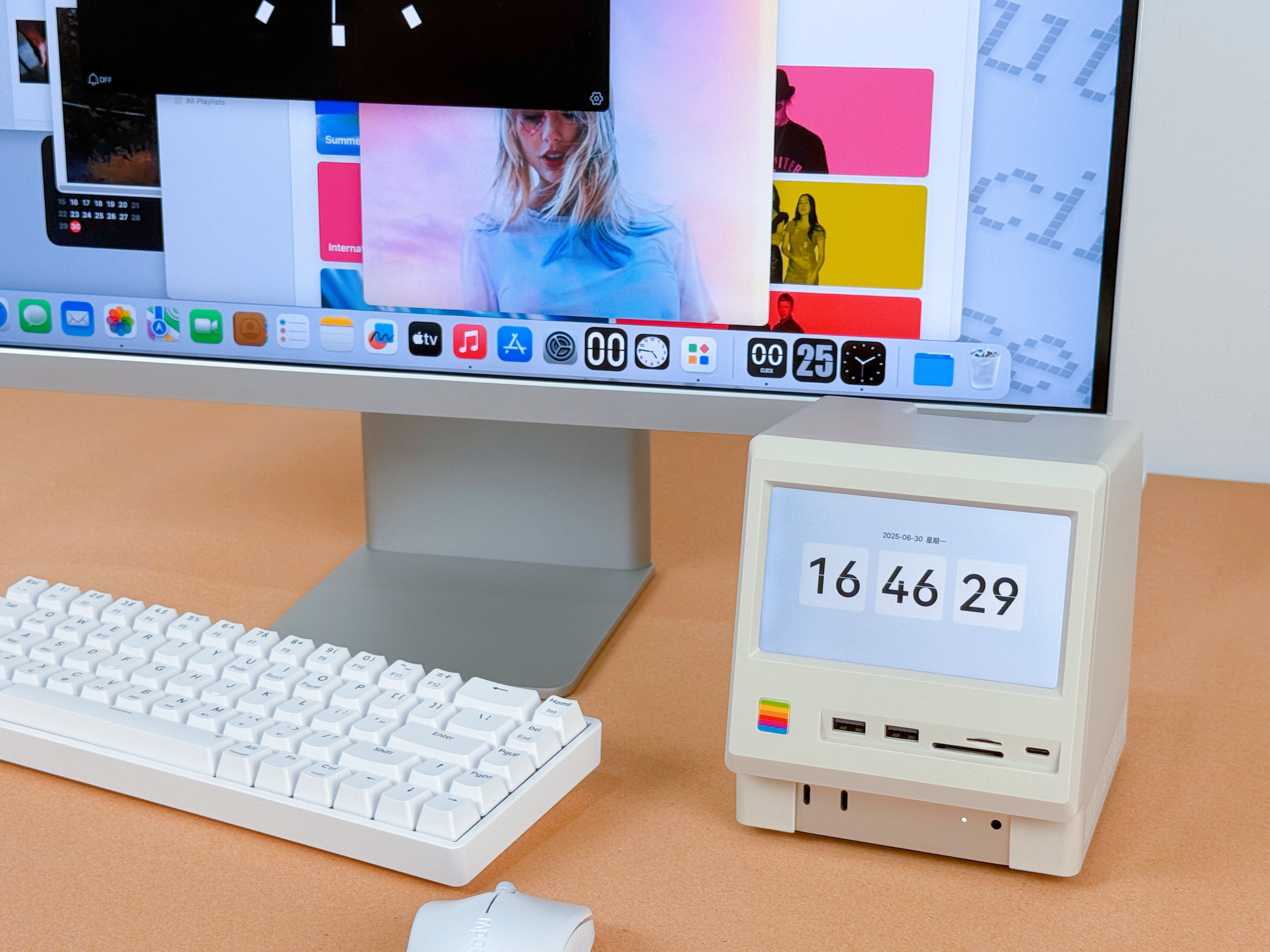 How to Set Up Flip Clock on Mac mini M4 | Wokyis M5 Retro Dock