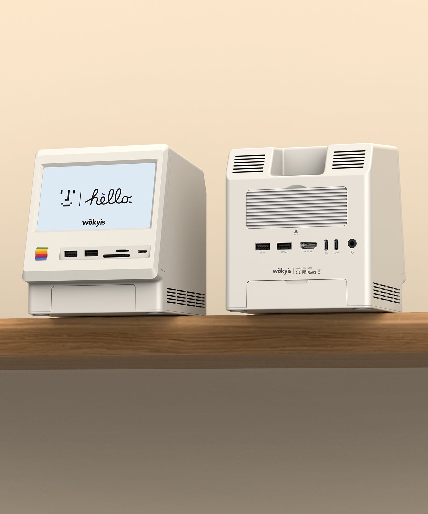 Mac mini M4 Retro Dock with 10Gbps SSD NVMe Enclosure – Wokyis