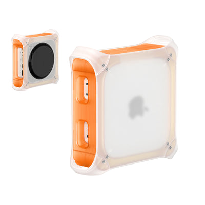 Retro Vertical Stand for Mac mini M6/M5/M4, Easy Access to Power Button, Cooling Desgin, Scratch-Proof, Anti-Slip Pads