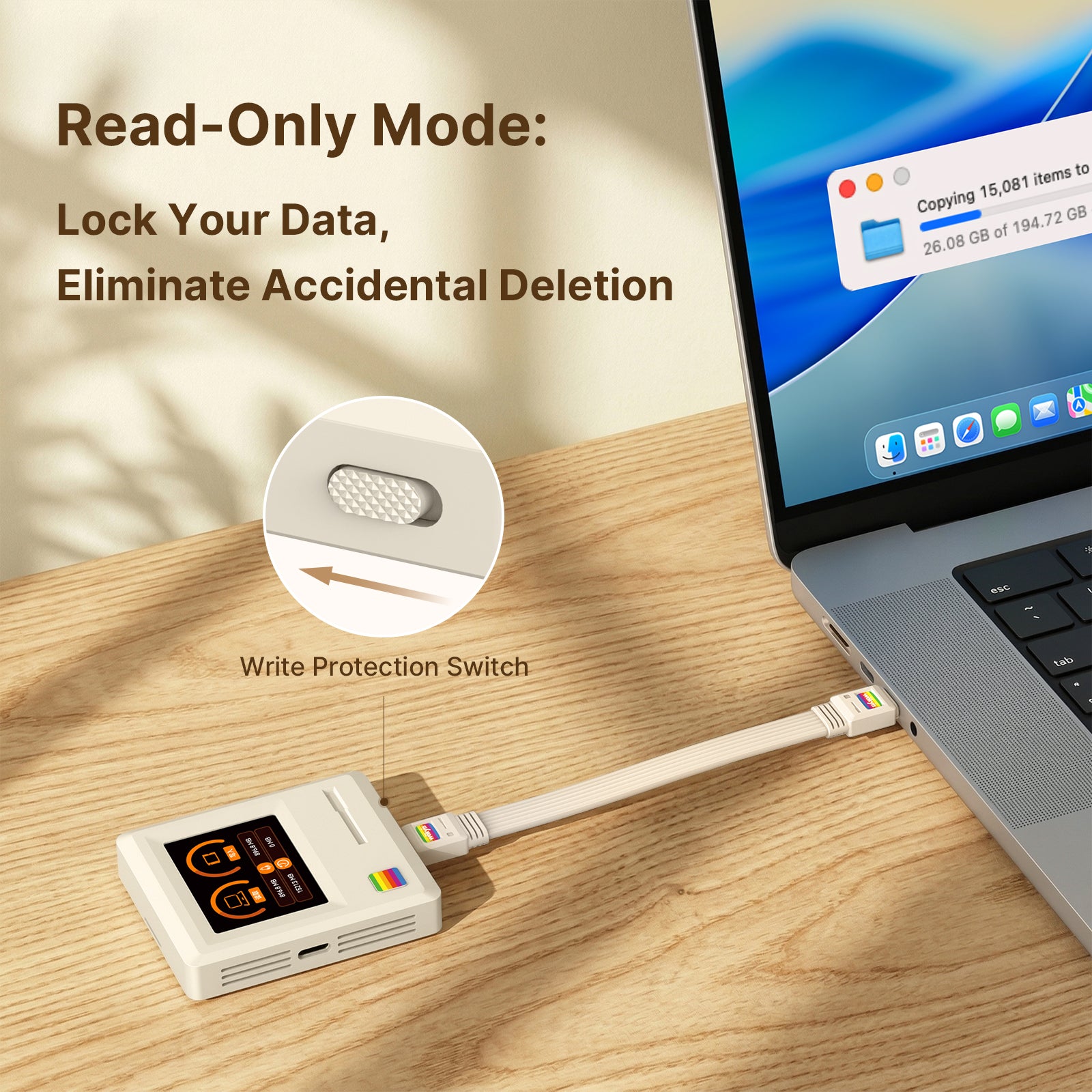 Retro Magnetic M.2 2230 10Gbps SSD NVMe Enclosure – Wokyis