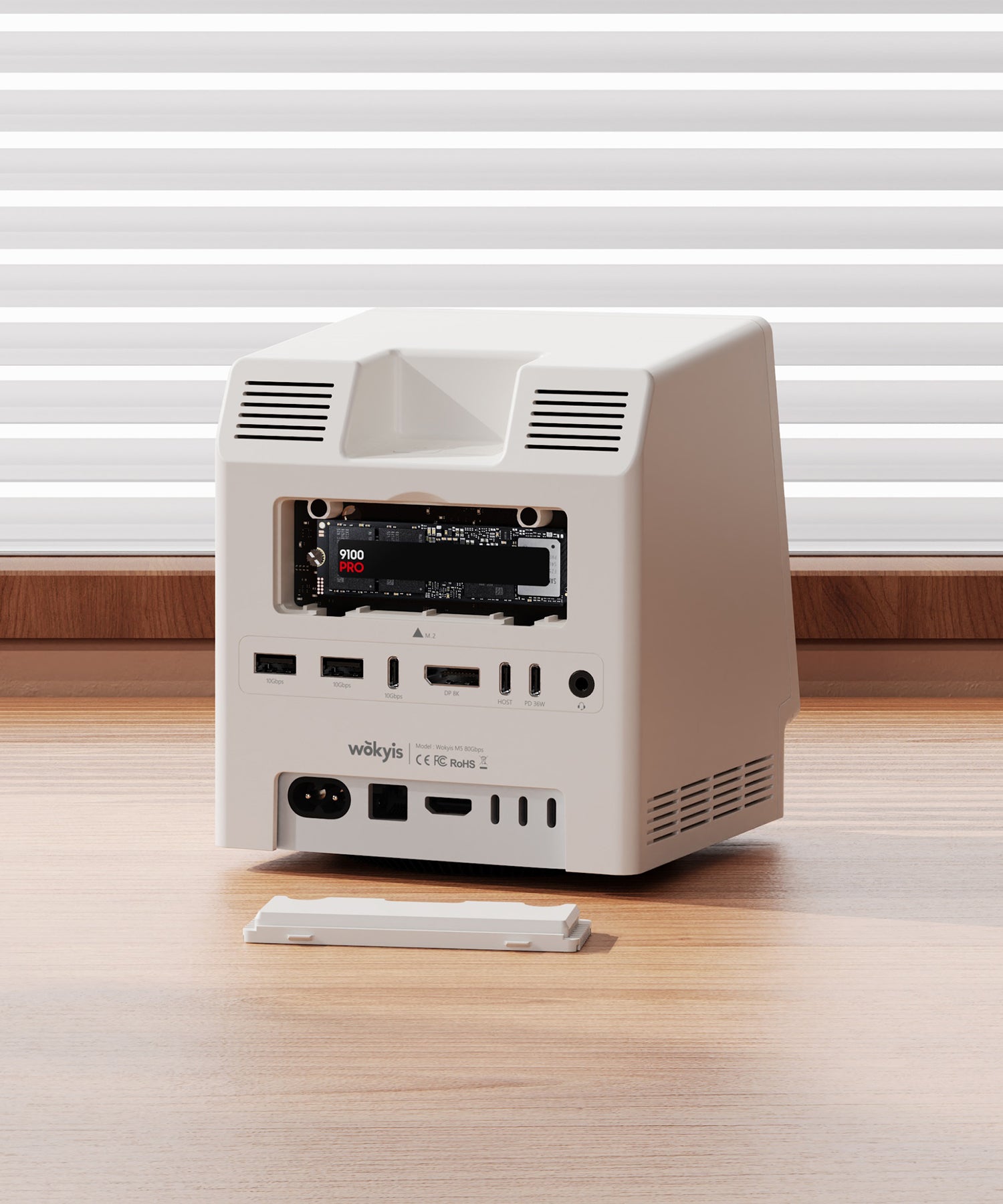 Mac mini M4 Retro Dock with 80Gbps SSD NVMe Enclosure and 5-inch