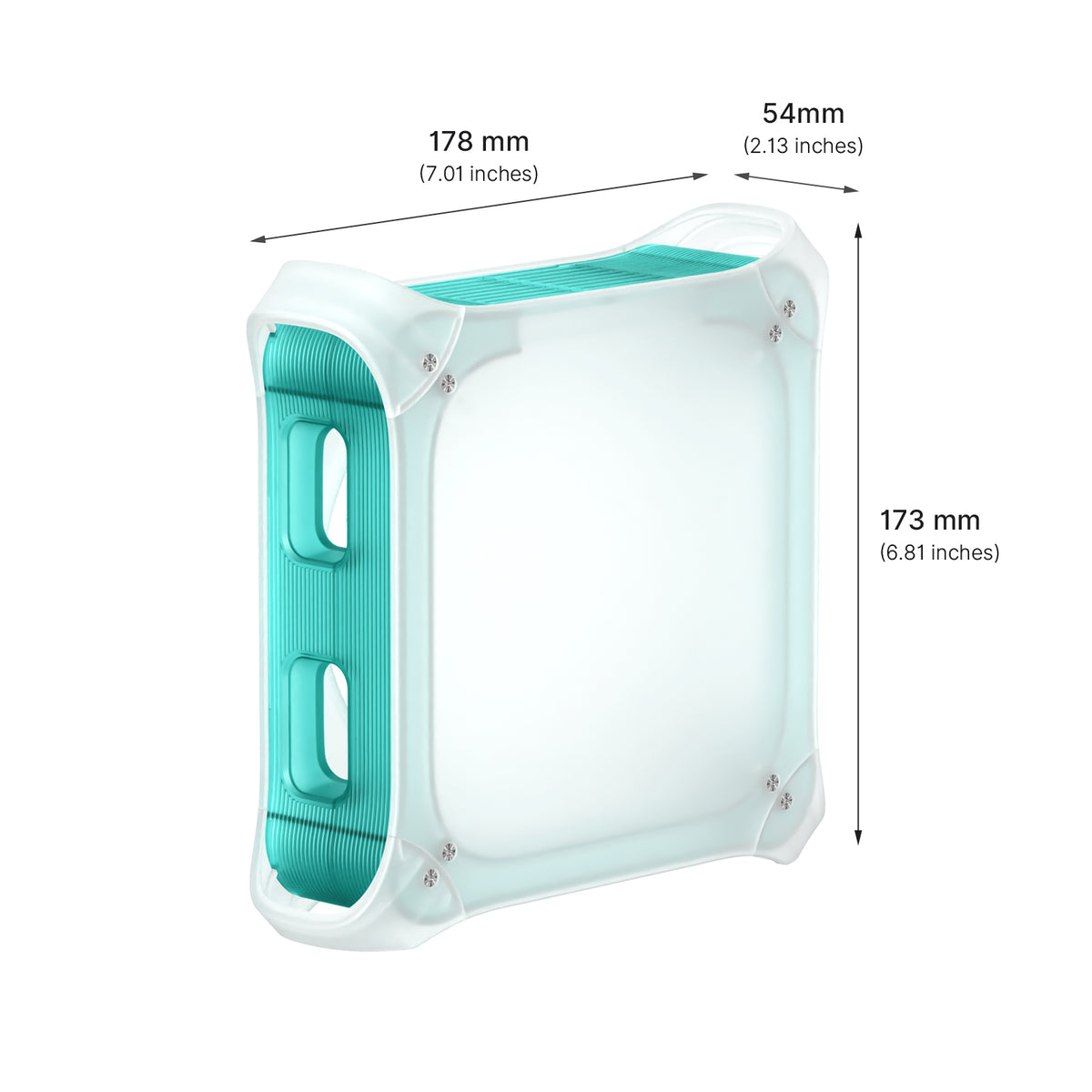 Retro Vertical Stand for Mac mini M6/M5/M4, Easy Access to Power Button, Cooling Desgin, Scratch-Proof, Anti-Slip Pads