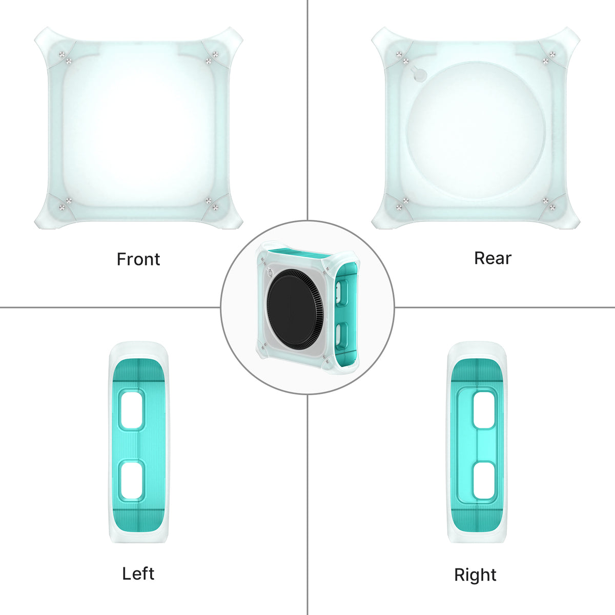 Retro Vertical Stand for Mac mini M6/M5/M4, Easy Access to Power Button, Cooling Desgin, Scratch-Proof, Anti-Slip Pads
