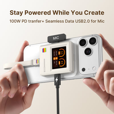 Retro Magnetic M.2 2230 10Gbps SSD NVMe Enclosure with 2-inch Display