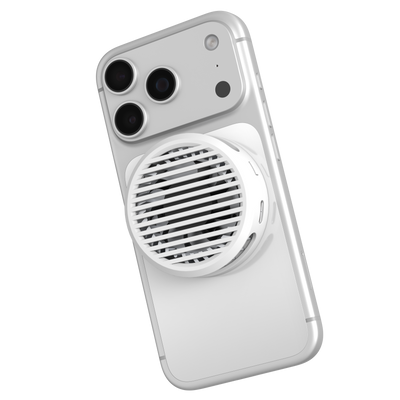 Retro Magnetic Phone Cooler, Dual-Core Semiconductor Cooling Fan for iPhone, Android, Gaming Consoles
