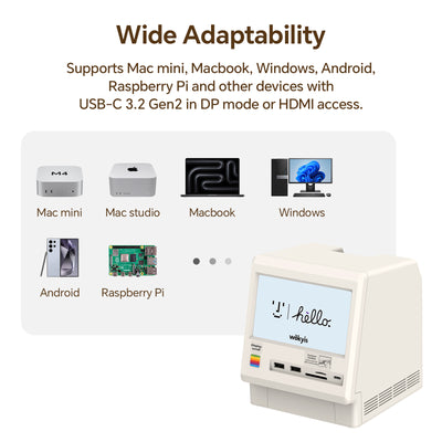 Mac mini M4 Retro Dock with 10Gbps SSD NVMe Enclosure