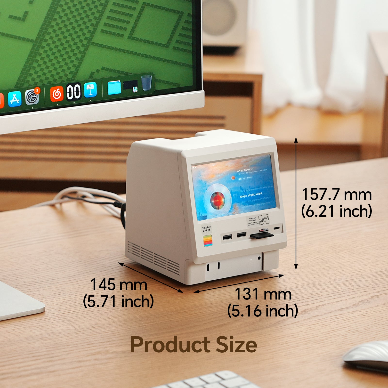 Mac mini M4 Retro Dock with 10Gbps SSD NVMe Enclosure